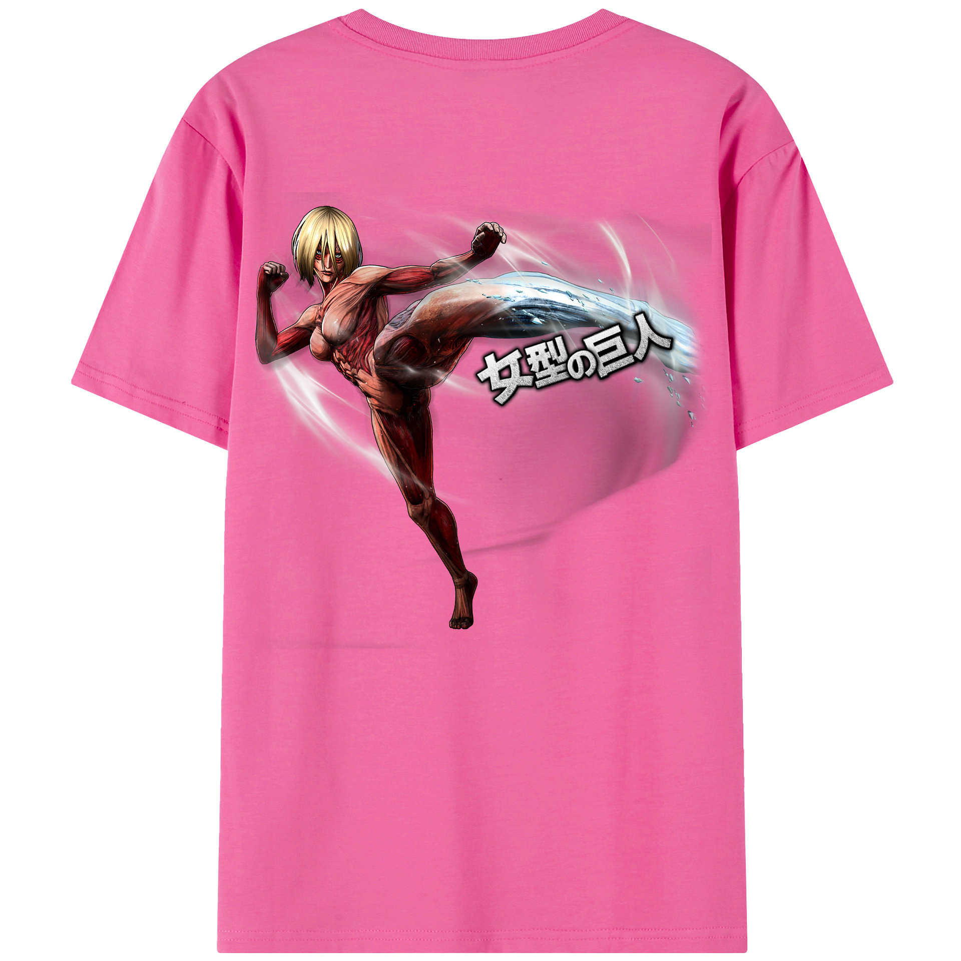 （画像用） 進撃の巨人 Attack on Titan レディース半袖Tシャツ(バックプリント)